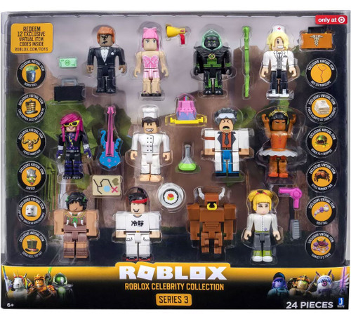 Roblox Series 3 Celebrity Collection Exclusive 3 Action Figure 12 Pack Jazwares Toywiz - new savings on roblox celebrity collection series 3