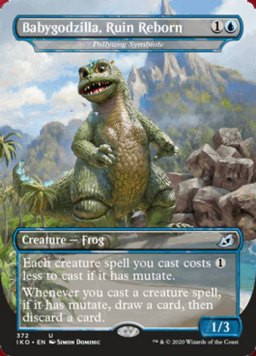 mtg ikoria all godzilla cards Magic the Gathering: Lair of Behemoths Booster Box with Box Topper (36 Packs) Godzilla has crashed ashore into the world of Magic MTG / Ikoria Lair Of