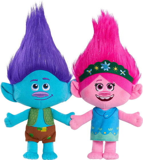 Trolls World Tour Poppy Brach Exclusive Plush 2-pack Friendship Hasbro 