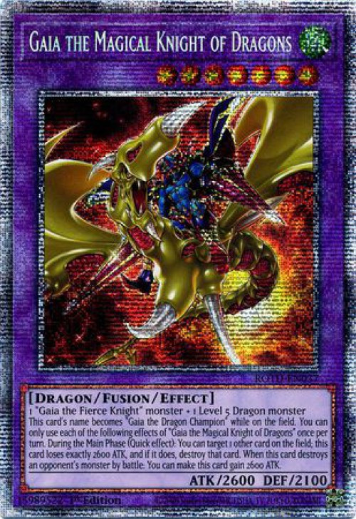 Gaia the Magical Knight of Dragons - Yu-Gi-Oh! Card - Dueling Nexus