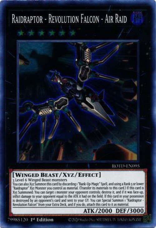 YuGiOh Rise of the Duelist Single Card Super Rare Raidraptor