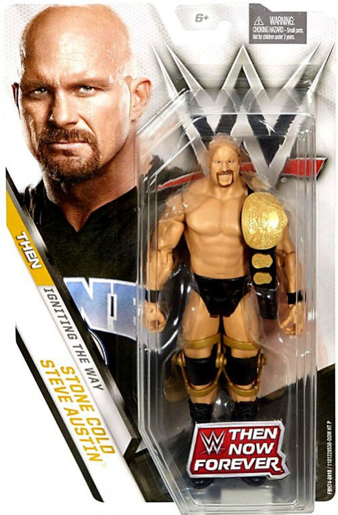 WWE Wrestling Then Now Forever Stone Cold Steve Austin Exclusive Action  Figure [Damaged Package]