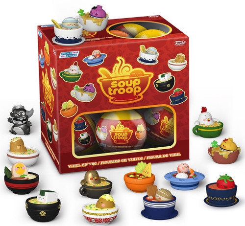 Funko Paka Paka Mini Figure Soup Troop Zoups Mystery Box 18 Packs