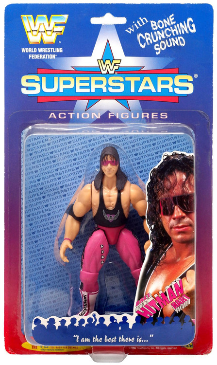 WWE Wrestling WWF WWF Superstars Bret The Hitman Hart Action