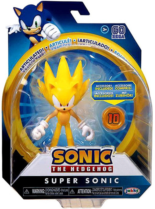 Sonic The Hedgehog Basic Wave 3 Super Sonic 4 Action Figure Modern ...