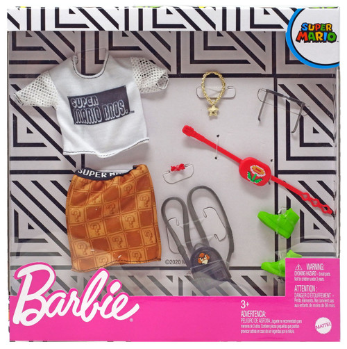 Barbie Super Mario Fashion Pack Version 1 Mattel Toys - ToyWiz