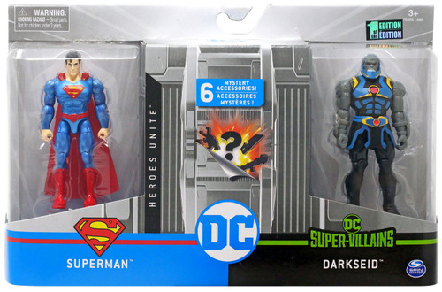 DC DC Universe Superman Darkseid 4 Action Figure 2-Pack Spin
