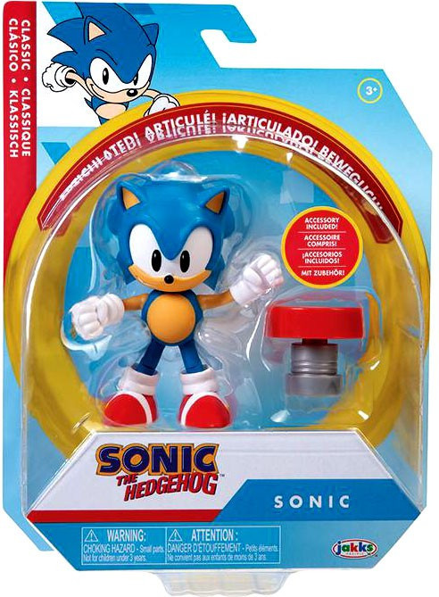 Sonic The Hedgehog Basic Wave 4 Sonic 4 Action Figure Classic, with ...