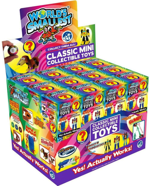 Worlds Smallest Classic Mini Toys Series 4 Mystery Box 24 Packs