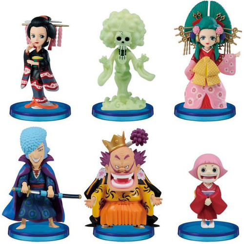 One Piece WCF World Collectable Figure Wano Country 3 Set of 6