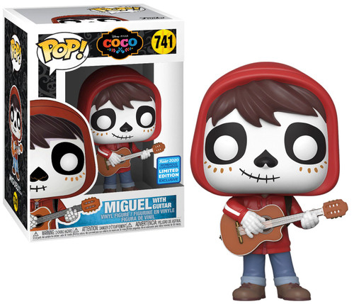 Funko Disney Pixar Coco POP Disney Miguel Exclusive Vinyl Figure 741 with  Guitar - ToyWiz