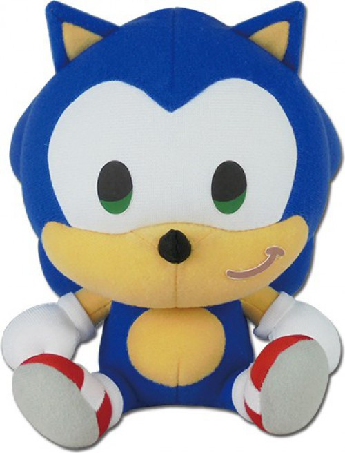 Sonic The Hedgehog Sonic SD Plush Sitting GE Animation ToyWiz