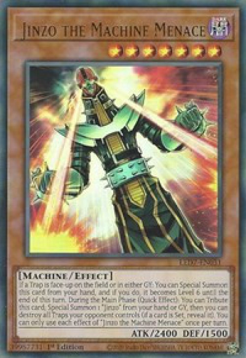 Jector 1st Edition LED7-EN041 Yu-Gi-Oh Legendary Duelists Rage of Ra 3x Jinzo