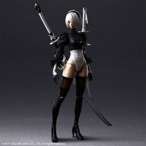 NieR Automata Bring Arts 2B 5.6 Action Figure Deluxe Version
