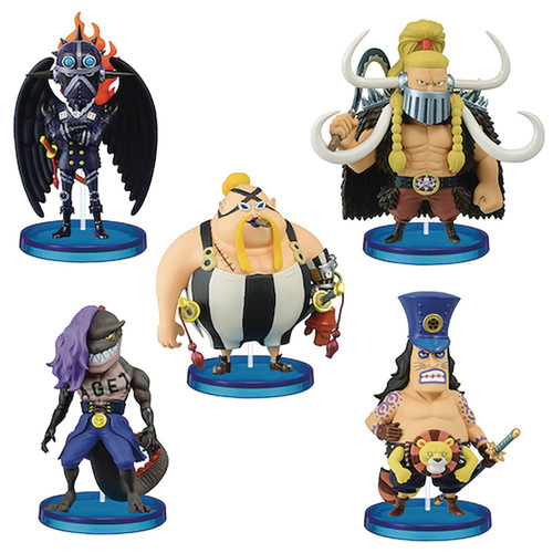 One Piece WCF World Collectable Figure beasts Pirates 3 set King Queen Jack  New