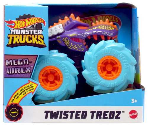 Hot Wheels Monster Trucks Twisted Tredz Mega-Wrex 143 Vehicle
