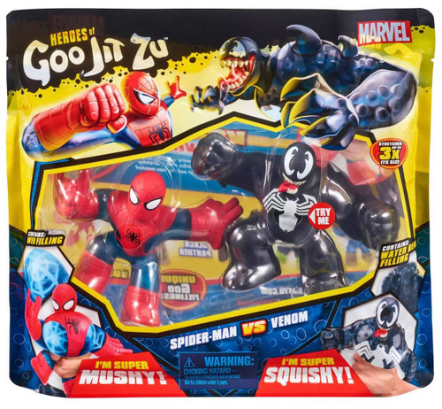 Heroes of Goo Jit Zu Marvel Spider-Man vs. Venom Action Figure