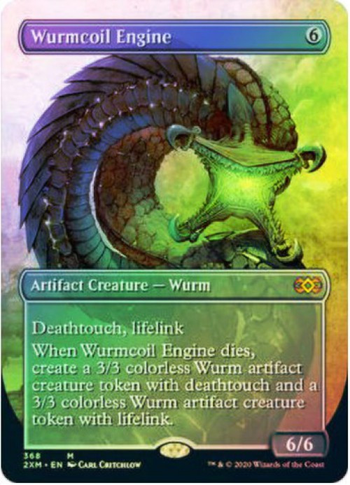 Magic The Gathering Double Masters Single Card Mythic Rare Wurmcoil ...