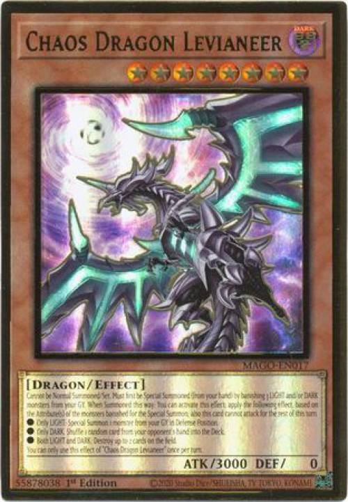 YuGiOh Borrelsword Dragon Alternate MAGO-EN039 1st Edition YuGiOh Borrelsword Dragon Alternate MAGO-EN039 1st Edition