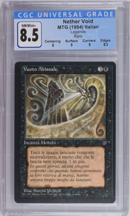 void mtg card Chalice of the [Judge Gift Cards 2019] Sorcery Rarity Void Squall - Dragons of