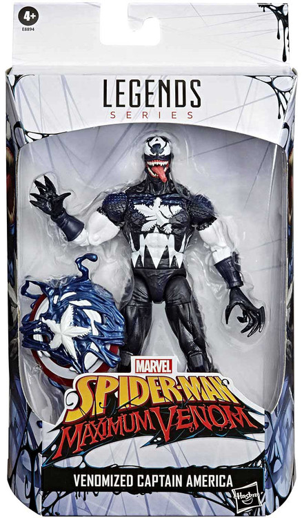 Marvel Spider-Man Maximum Venom Marvel Legends Venomized Captain