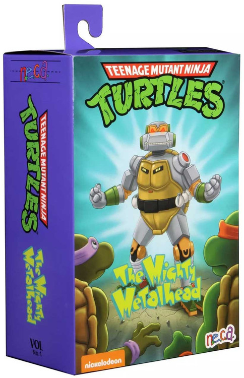 1989 TMNT PLAYMATES METALHEAD UN PUNCHED!! RARE TEENAGE MUTANT NINJA