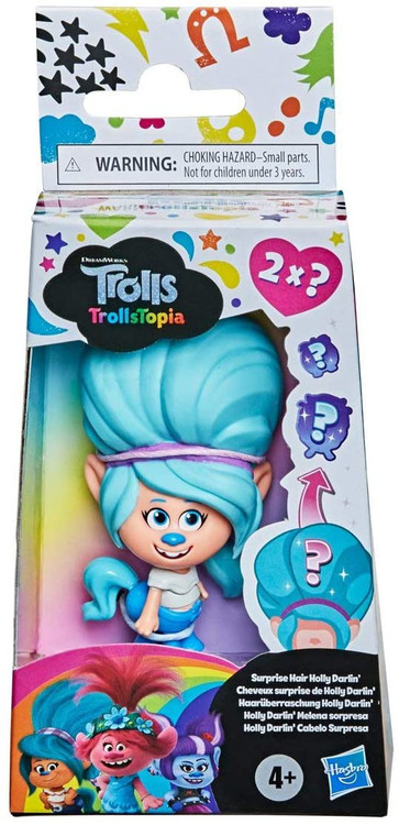 Trolls World Tour Surprise Hair Holly Darlin Doll Hasbro Toys - ToyWiz