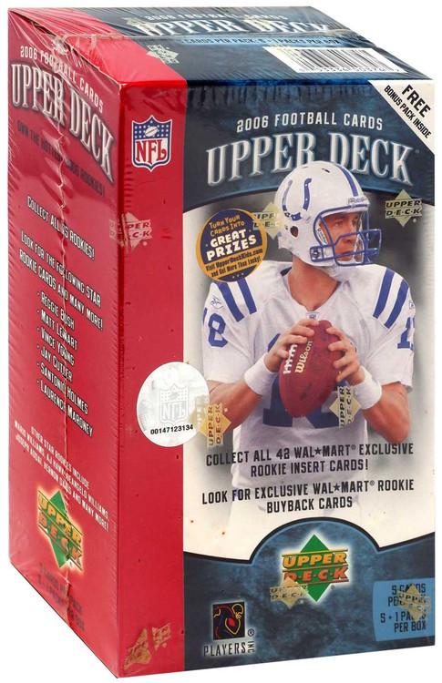 NFL Upper Deck 2006 Football Trading Card BLASTER Box - ToyWiz