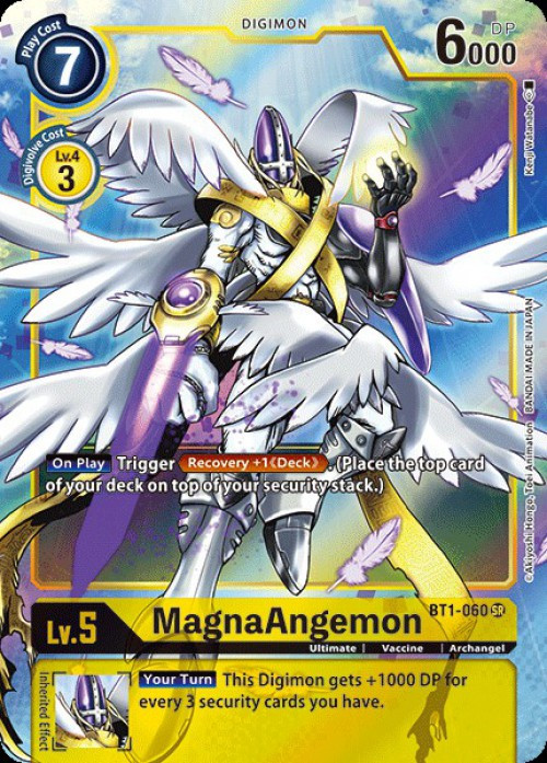 Digimon Trading Card Game Release Special Booster Single Card Super Rare  MagnaAngemon BT1-060 Alternative Art - ToyWiz