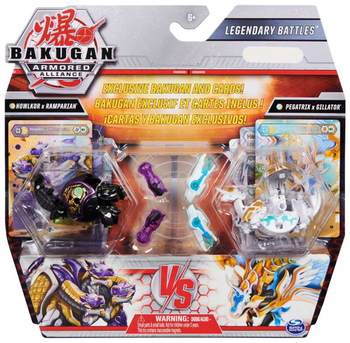 Bakugan Armored Alliance Legendary Battles Howlkor x Ramparian vs