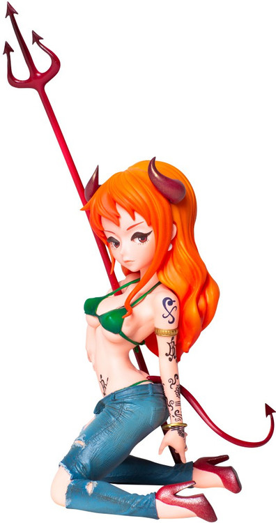 One Piece Bustercall Devilish Nami 4.5 Collectible PVC Figure