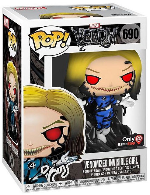 Funko Marvel Venom POP Marvel Venomized Invisible Girl Exclusive