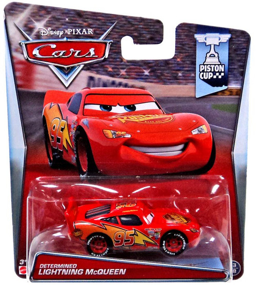 Disney Pixar Cars Piston Cup Determined Lightning McQueen 155 Diecast ...