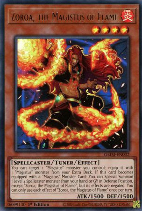 YuGiOh Genesis Impact Single Card Ultra Rare Zoroa, the Magistus