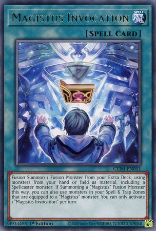 YuGiOh Genesis Impact Single Card Rare Magistus Invocation GEIM