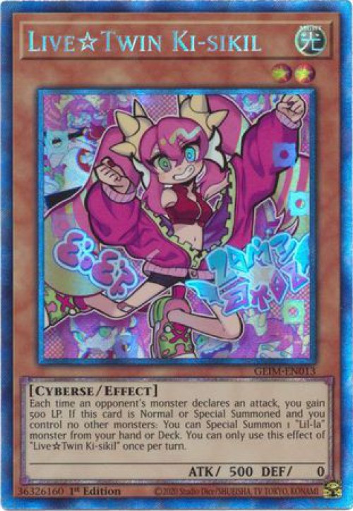 YuGiOh Genesis Impact Collector's Rare Live Twin Ki-sikil GEIM-EN013