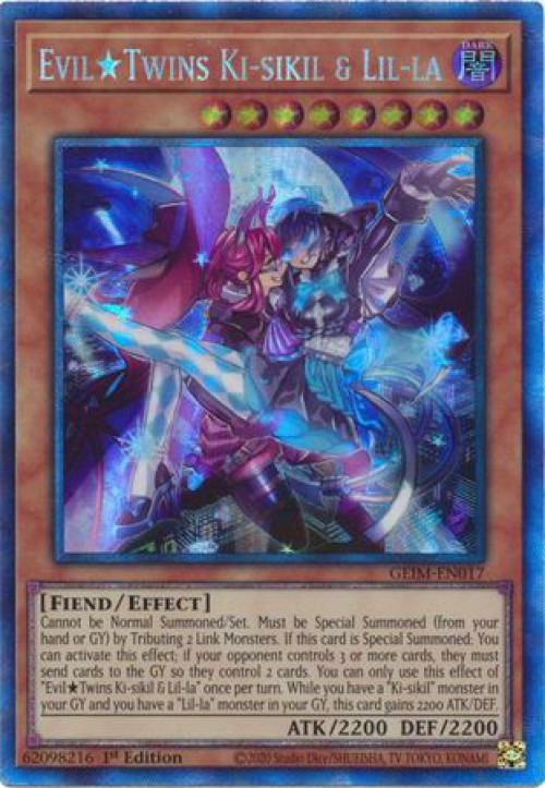 evil twins yugioh cards Evil☆Twin GG EZ - GEIM-EN022 Rare Evil☆Twin Challenge | Card Details