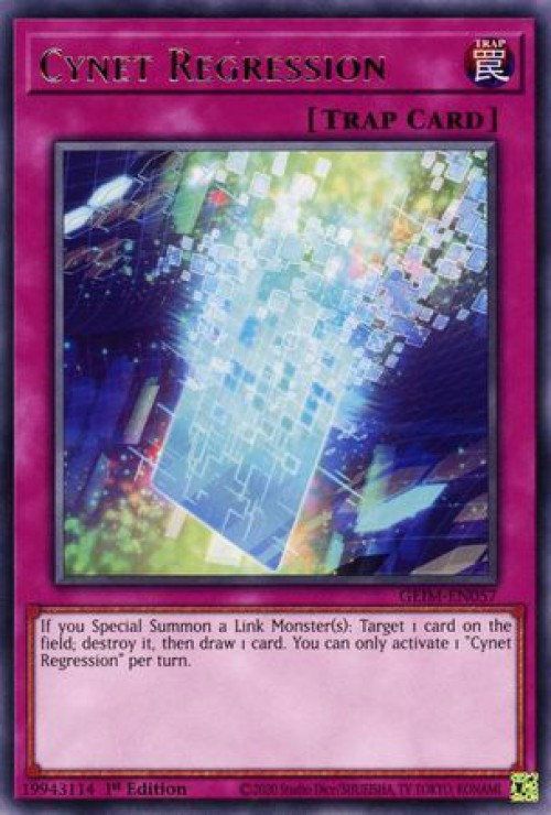 YuGiOh Genesis Impact Rare Cynet Regression GEIM-EN057 YuGiOh Genesis Impact Rare Cynet Regression GEIM-EN057