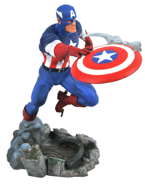 Marvel Marvel Gallery Vs. Captain America 9 PVC Figure Statue Throwing ...