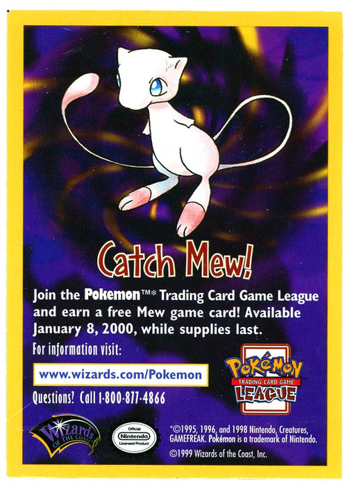 Pokemon Promo Cards Pokemon The First Movie Rare Single Promo Card 1 RANDOM Card - ToyWiz Pokemon Promo Cards Pokemon The First Movie Rare Single Promo Card 1 RANDOM Card - ToyWiz