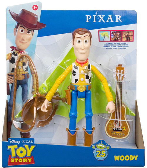 Toy Story 25th Anniversary Woody Action Figure Loose Mattel - ToyWiz