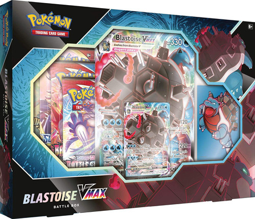 カメックスVMAX スターターセット 20個 Blastoise Pokemon Blastoise VMAX Battle Box 4 Booster Packs, Promo
