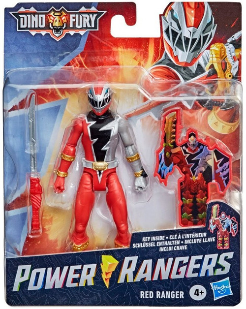 Power Rangers Dino Fury Red Ranger 6 Action Figure Hasbro - ToyWiz