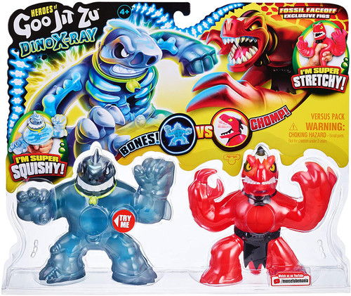 Heroes of Goo Jit Zu Dino X-Ray Series 4 Thrash vs. Verapz Action