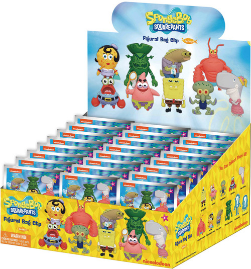 Spongebob Blind Bags Party Favors Bundle ~ 3 Pack Spongebob Keychain  Mystery Figures Plus Tattoos | Spongebob Squarepants Bag Clips for Kids