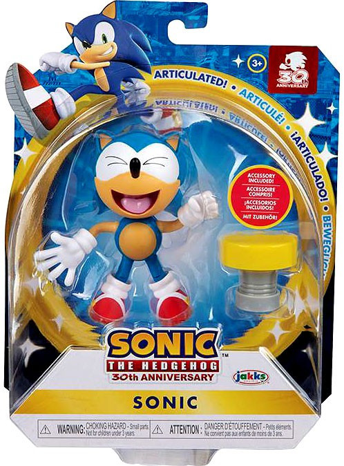 Sonic The Hedgehog Classic Tails 3 Action Figure Black White Deco