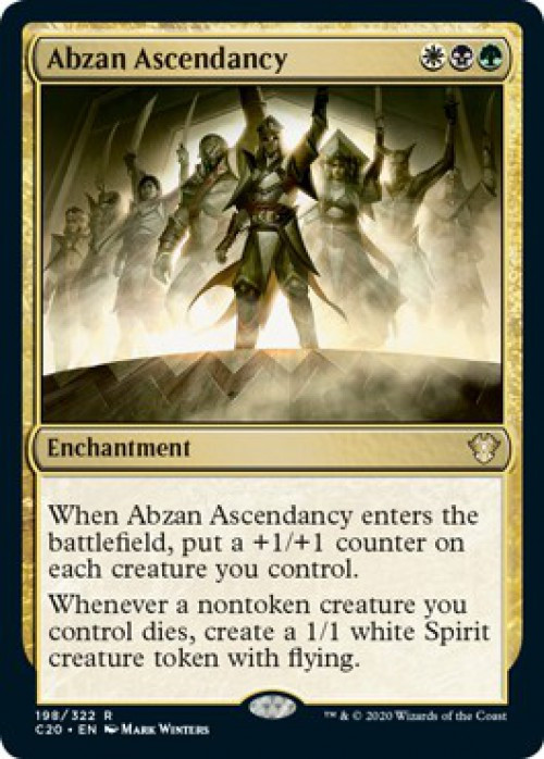 Magic The Gathering Commander 2020 Single Card Rare Abzan Ascendancy ...