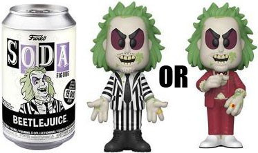 Funko Vinyl Soda Beetlejuice Limited Edition of 15,000! Figure [1 RANDOM  Figure, Look For The Chase!]