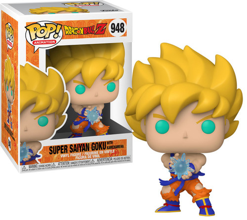 Funko Dragon Ball Z POP! Animation Super Saiyan Goku Vinyl Figure #948 [with Kamehameha Wave]