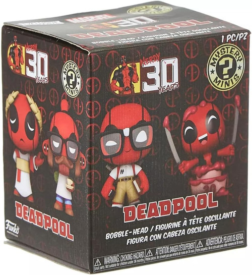 Funko Marvel Mystery Minis Deadpool 30th Mystery Pack 1 RANDOM